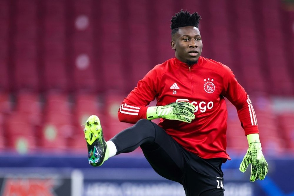 A UEFA suspende Onana por doping. AFP