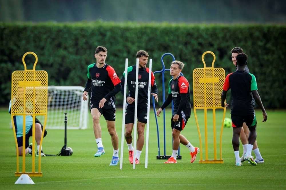 Havertz wants to be at his best in Arsenal's clash against Man United. AFP