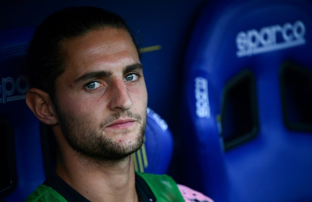 Rabiot is apparently wanting to change club. AFP