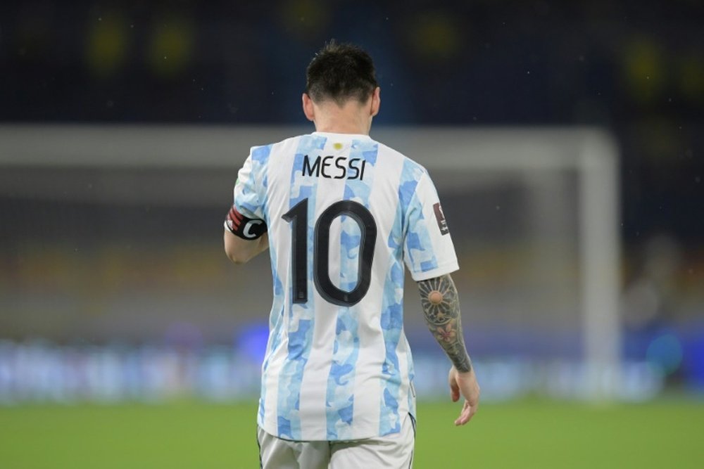 Messi falou sobre seu papel na Seleção Argentina. AFP