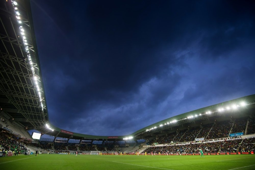 Le stade de La Beaujoire où évolue le FC Nantes. AFP