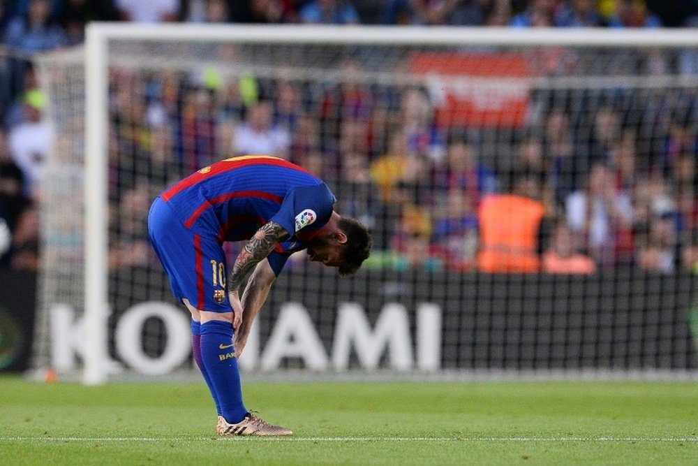 Lionel Messi n'a toujours pas prolongé. AFP