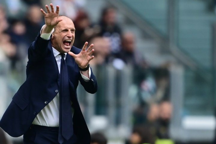Massimiliano Allegri is contracted to Juventus until 2025. AFP