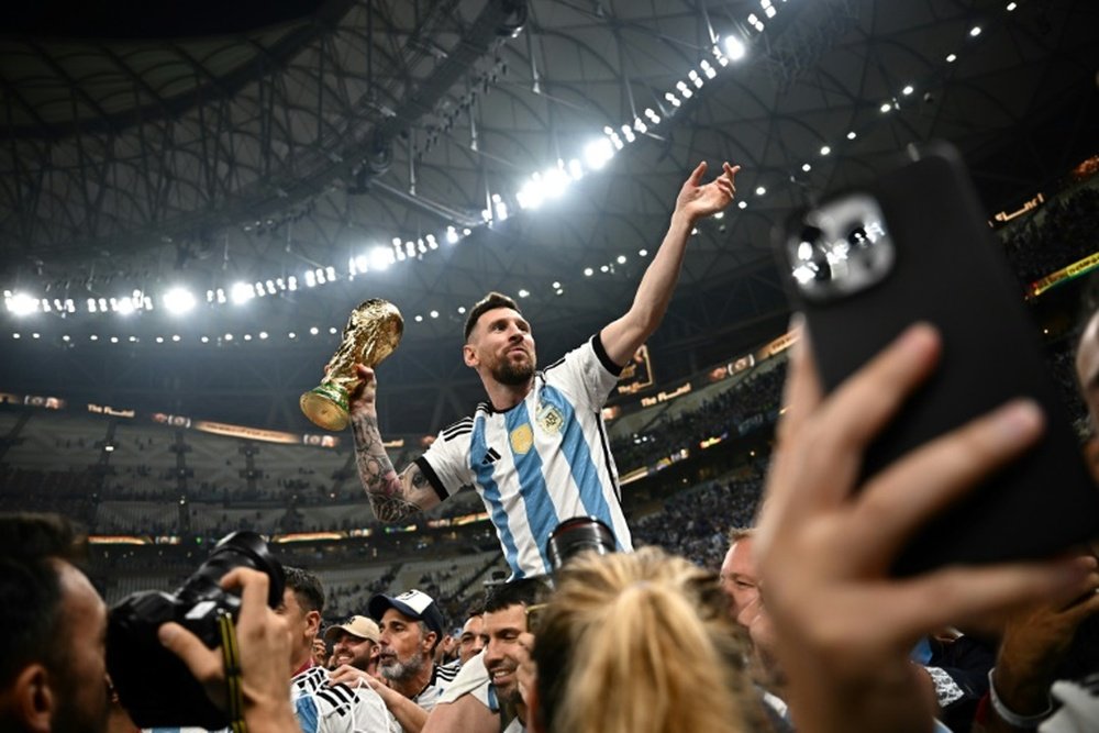 La CONMEBOL annonce que le Mondial 2030 aura lieu en Argentine, Uruguay et Paraguay. AFP