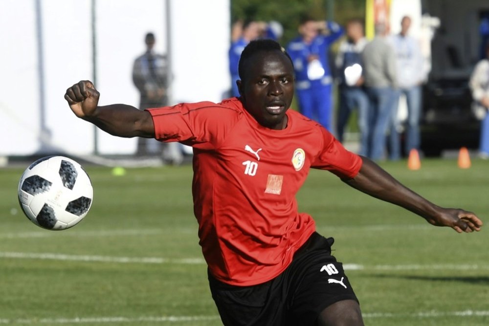 Mané portera le Sénégal. AFP