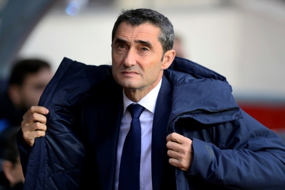 Valverde iguala a Guardiola. AFP