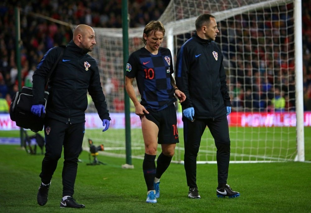 Croacia disfruta más de Modric que el Madrid. AFP