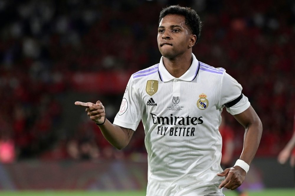Rodrygo s'exprime sur son positionnement au Real Madrid. afp