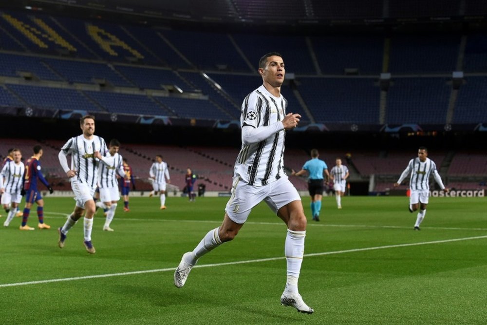 Cristiano conquistó el Camp Nou. AFP