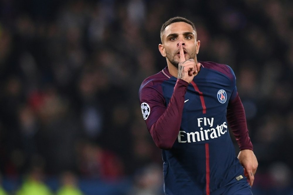 Kurzawa made history with his hat-trick. AFP