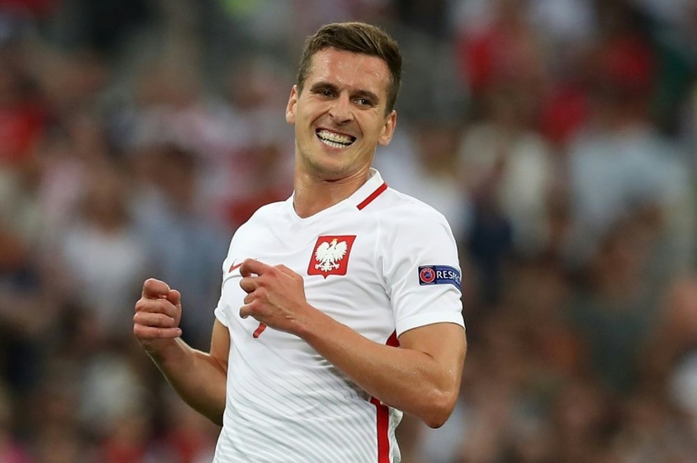 Milik is expected to be out for around four months. AFP