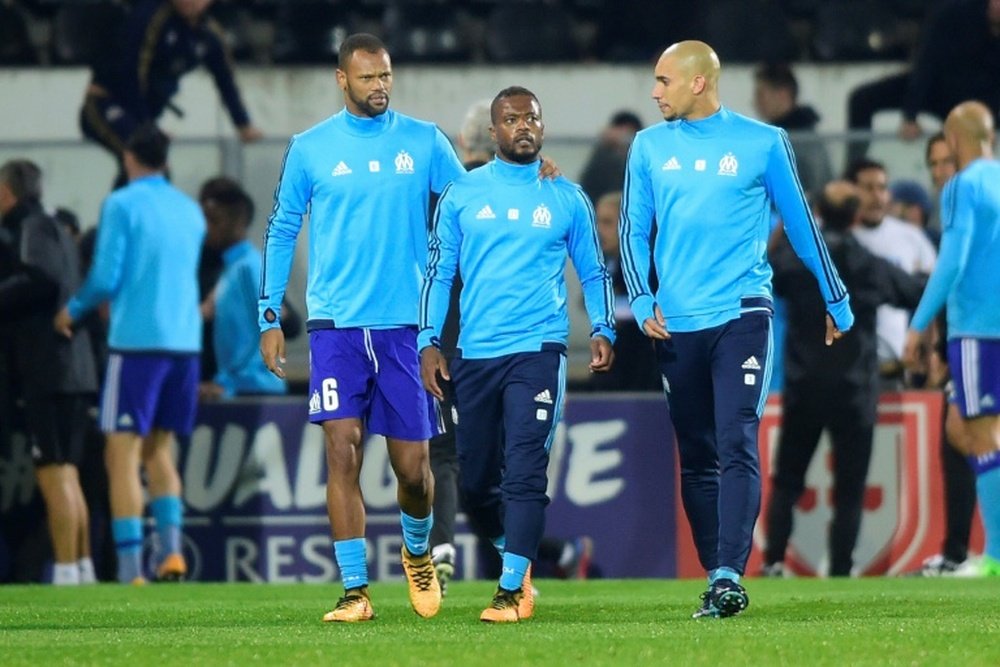 Evra, suspenso pelo Marseille. AFP