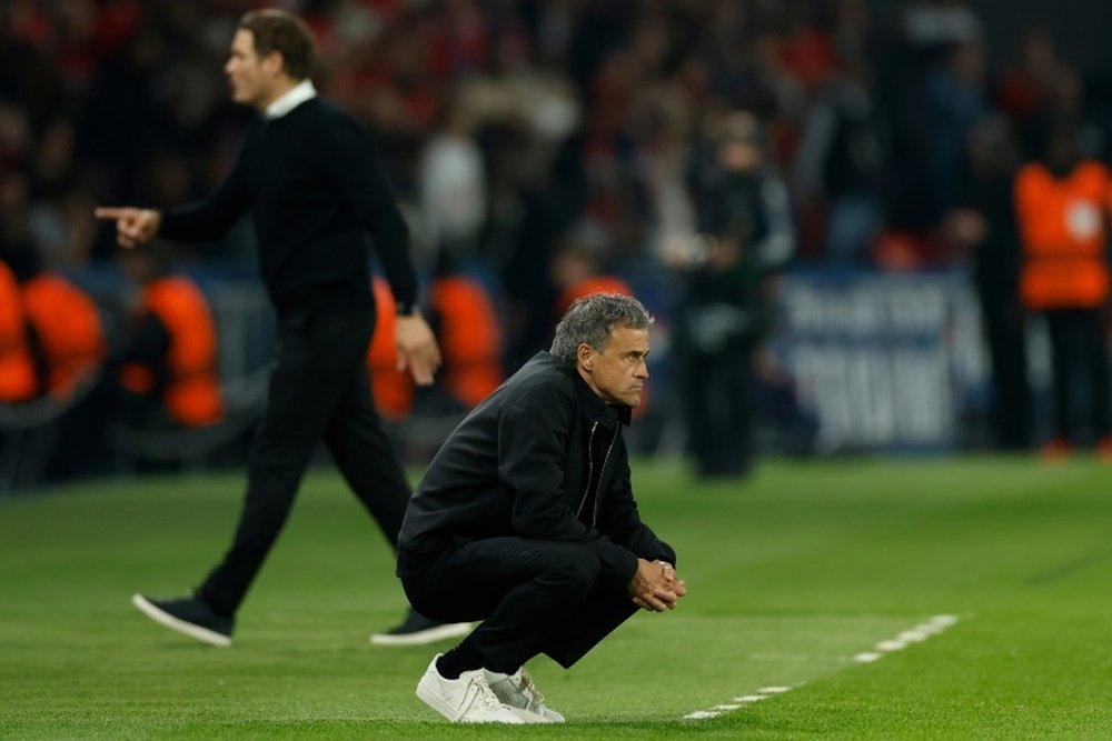 The Asturian explained that he was angry with his players after the defeat to Toulouse. AFP