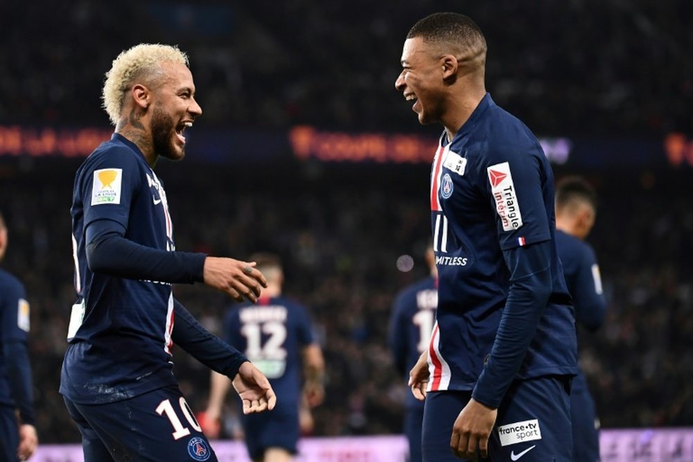 Sarabia diz que Neymar e Kylian Mbappé estão cansados dos rumores. AFP