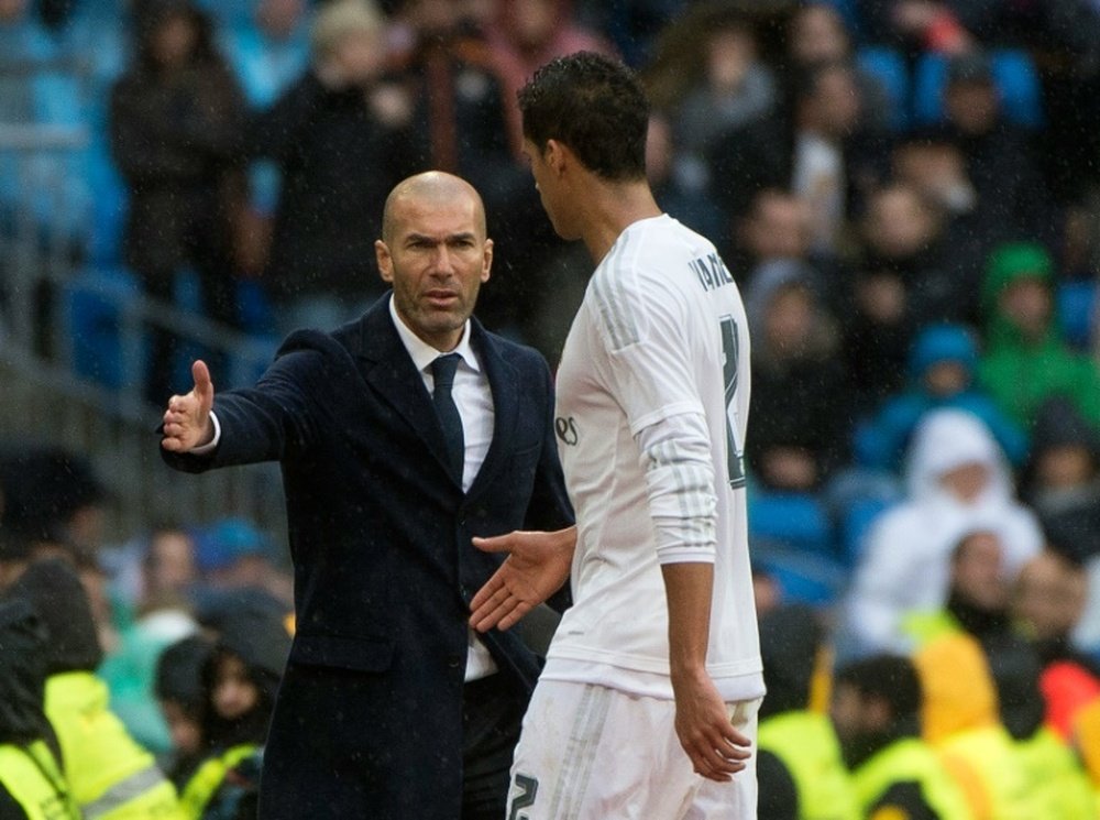 Zidane, élément capital au Real Madrid. AFP