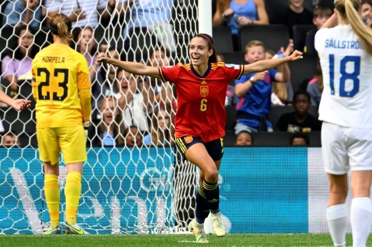 Aitana Bonmatí ganó su segundo MVP de la Eurocopa. AFP
