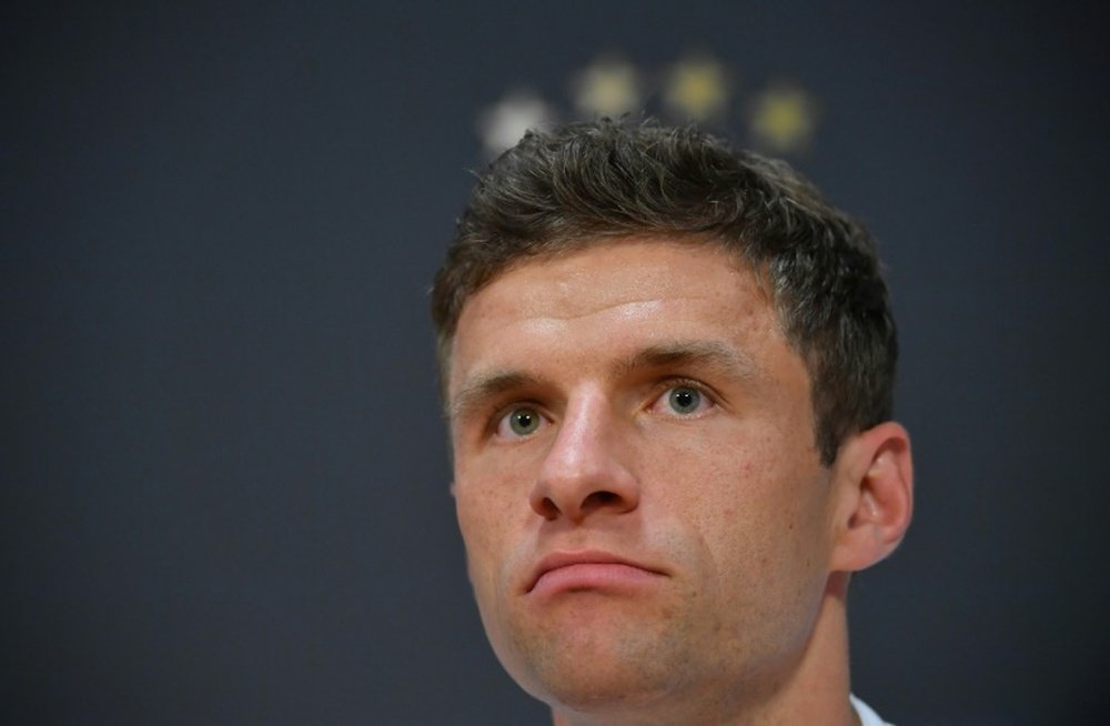 Müller habló sobre su compañero. AFP