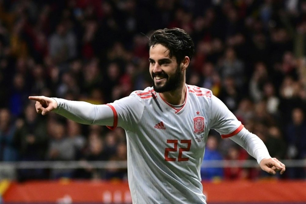 Isco fue elegido como el mejor jugador del España-Marruecos. AFP/Archivo