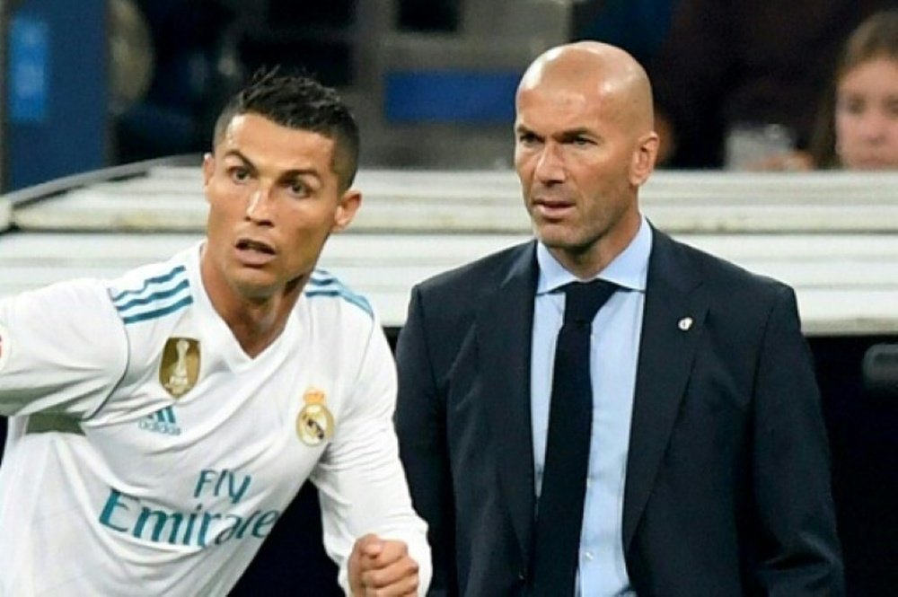 Zidane dará descanso a Cristiano en Copa ante el Leganés. AFP