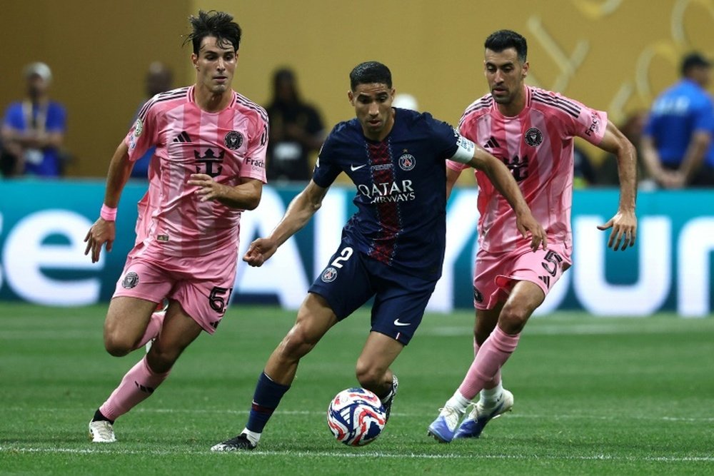 Sergio Busquets regretted conceding too early against PSG. AFP