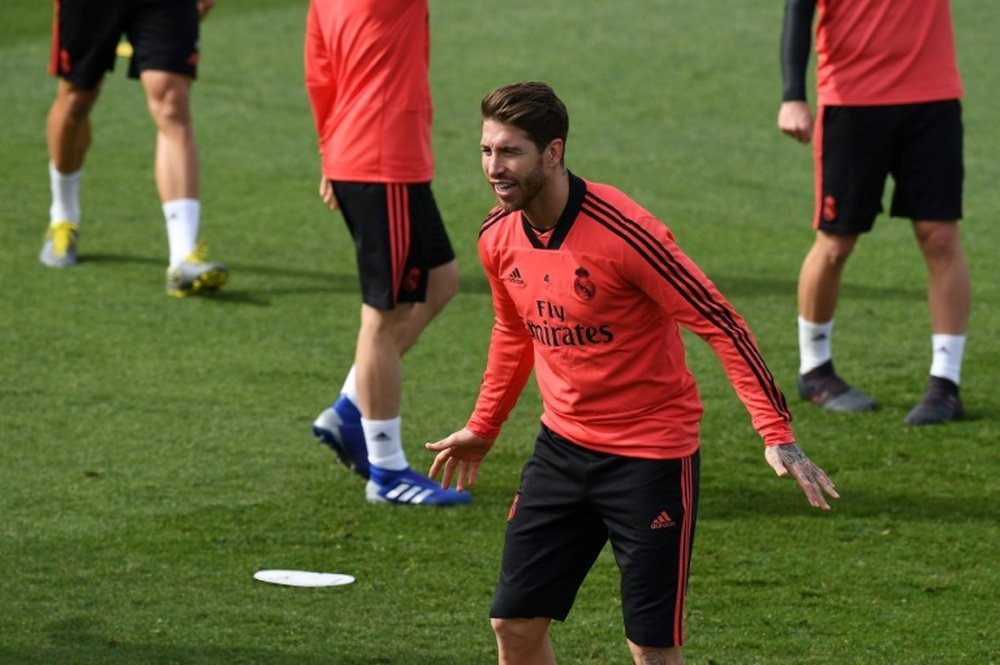 Le défenseur du Real Madrid, Sergio Ramos. AFP