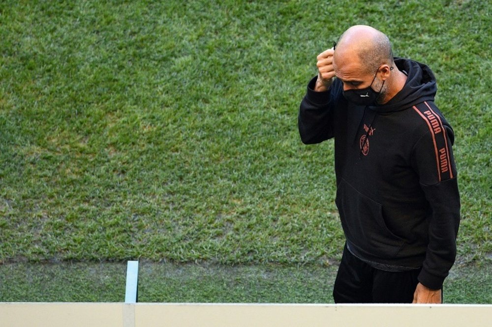 Guardiola envoie un message à Van Dijk. afp