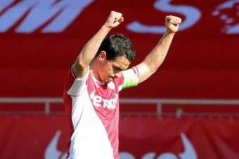 Ben Yedder scored as Monaco defeated Angers 2-0. AFP