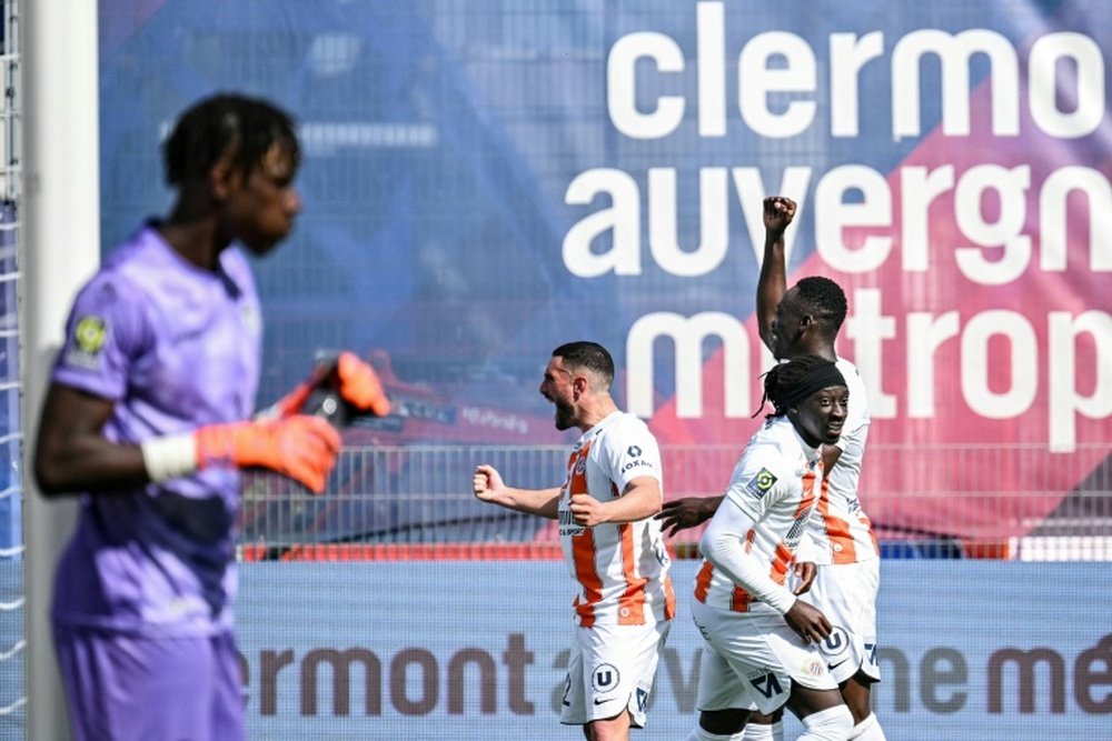 Clermont au bord du précipice. afp