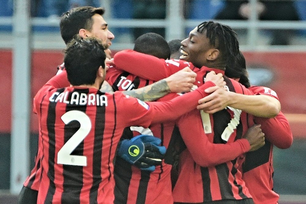 L'AC Milan, grâce à un but de Rafael Leao (N.17), a dominé la Sampdoria.AFP