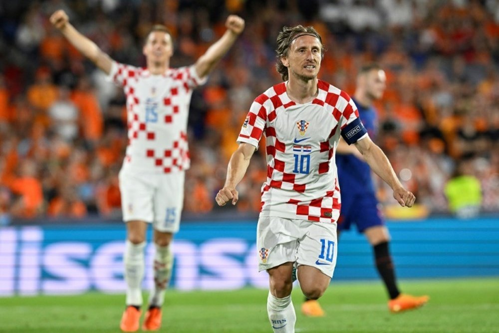 Modric captained his nation to another international final. AFP