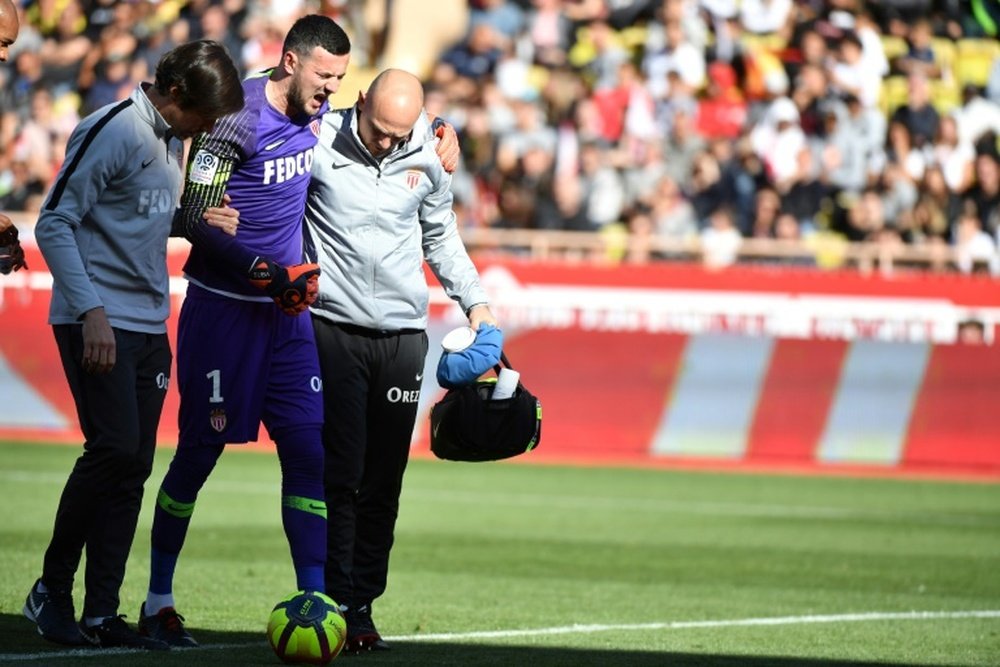 Subasic no jugará más lo que resta de curso. AFP/Archivo