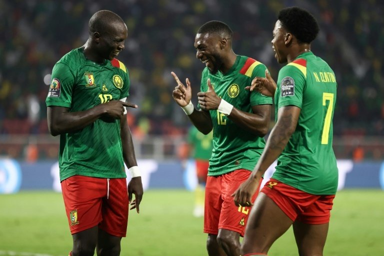 La liste finale du Cameroun pour les barrages de la Coupe du monde. AFP