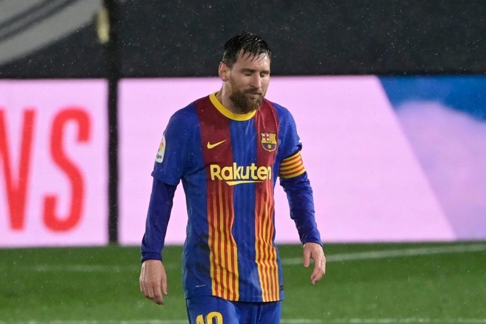 Un Messi desaparecido... ¿en su último 'Clásico'? AFP