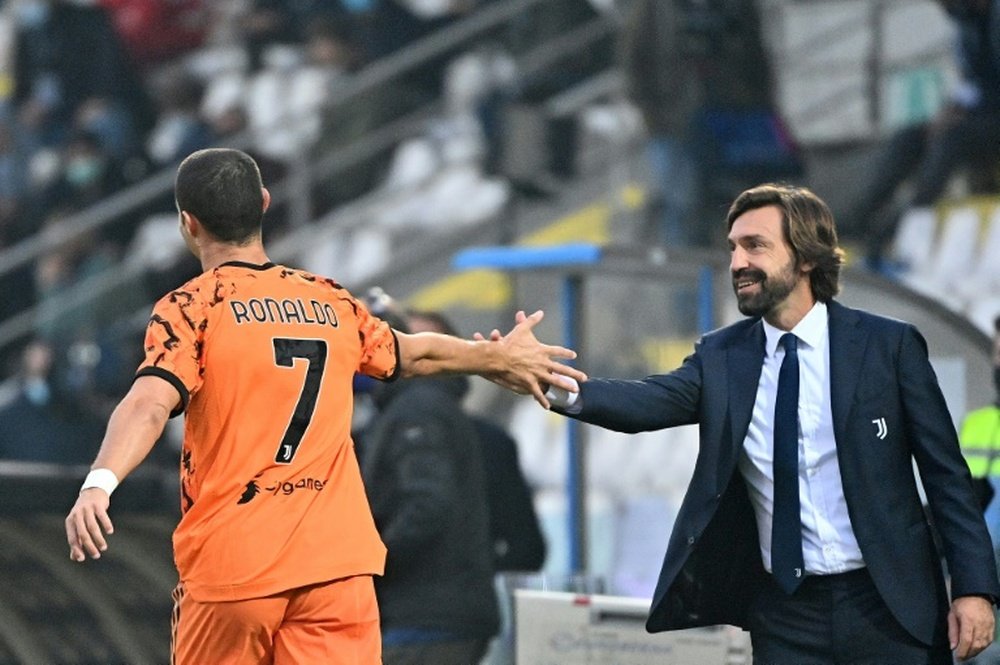 Andrea Pirlo était en conférence de presse. AFP