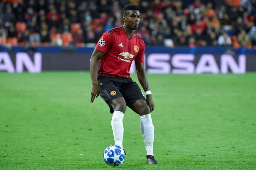 Le milieu français de Manchester United Paul Pogba. AFP