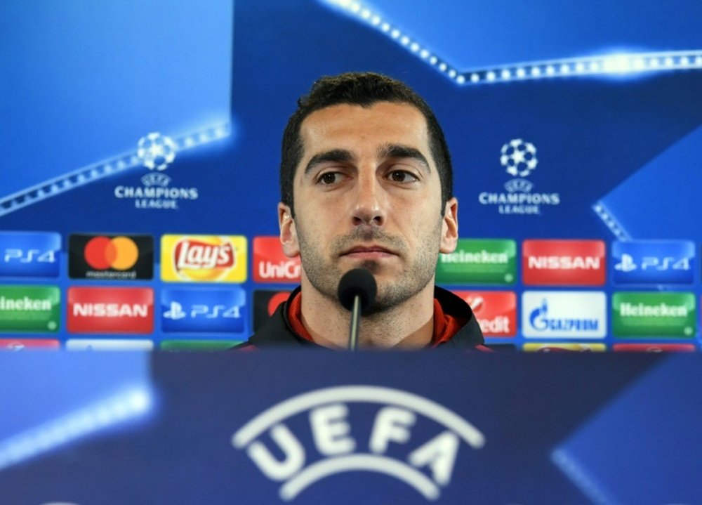 Mkihtaryan spoke ahead of his side's Champions League clash with CSKA Moscow on Wednesday night. AFP