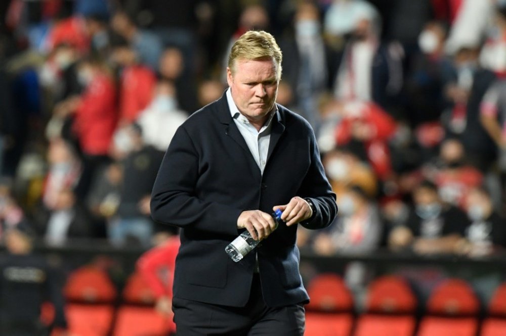 Koeman could be sacked in the next few hours. AFP