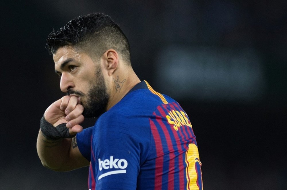 Hermoso quer que Suárez jogue no dérbi catalão. AFP