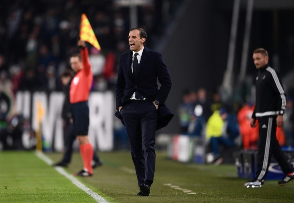 Allegri made some game-changing substitutions. AFP