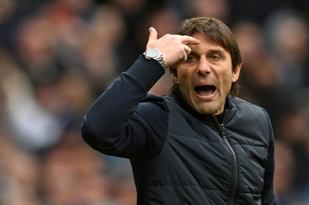 Conte's spell at Tottenham Hotspur was 16 months. AFP