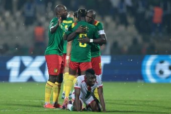 Camerún venció en la tanda de penaltis. AFP