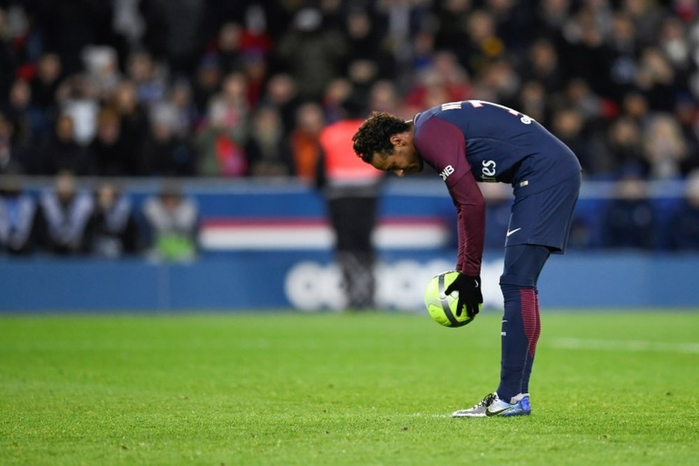 El PSG pide a la Ligue 1 que frene las faltas de los rivales. AFP
