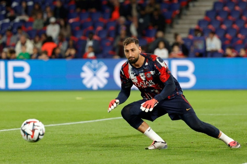 Donnarumma could be leaving PSG. AFP