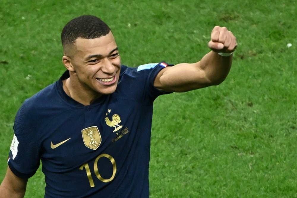 Mbappe is excelling for France at the WC. AFP
