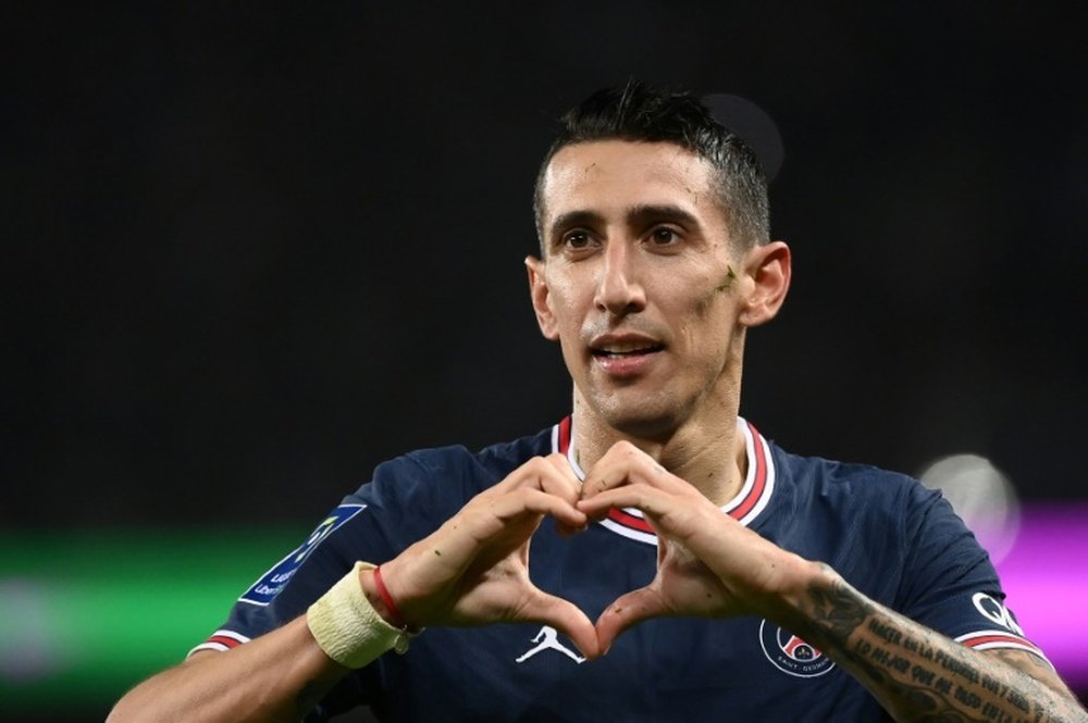 Angel Di María encense la Juventus .AFP