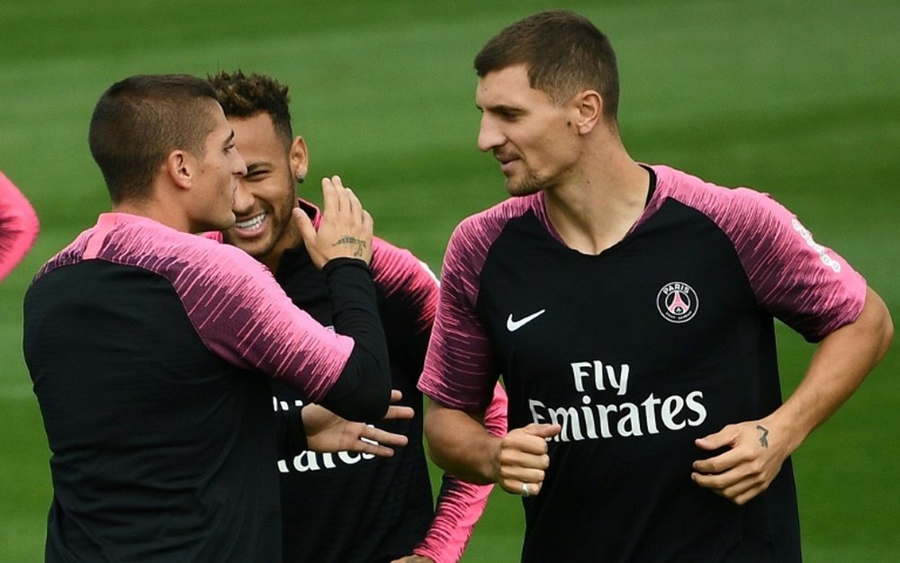 Neymar a perdu sa magie à Paris, estime Thomas Meunier. afp