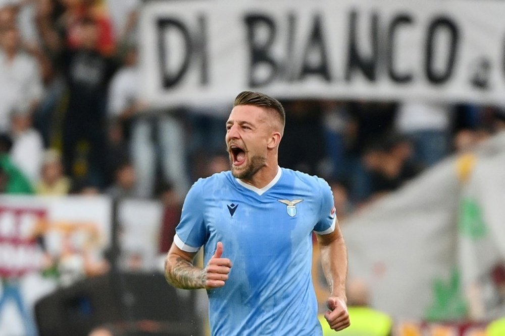 Milinkovic-Savic has a contract with Lazio until 2024. AFP