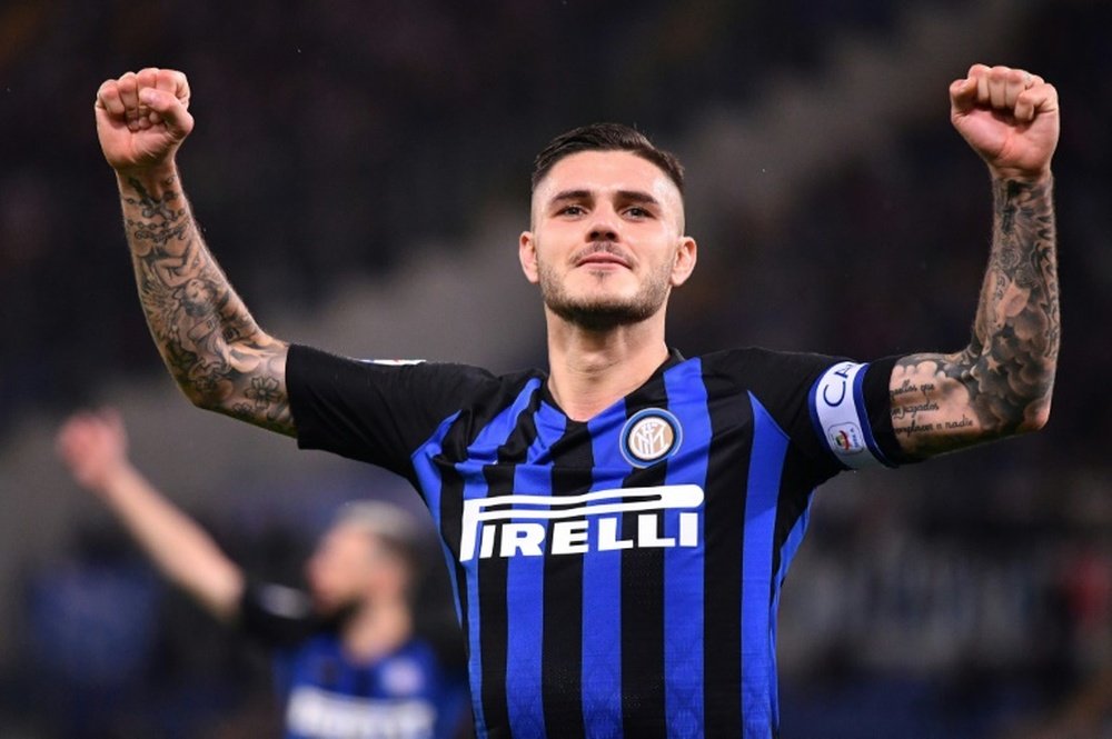 Inter expect to earn up to 180 million thanks to Icardi and Lautaro. AFP