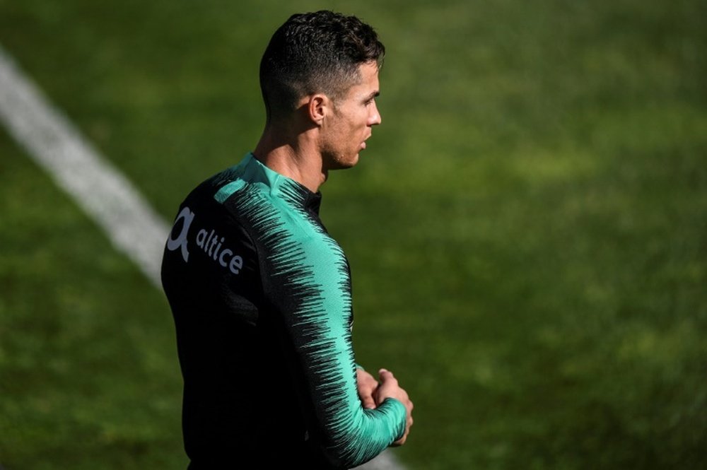 Cristiano Ronaldo está de volta a seleção portuguesa. AFP