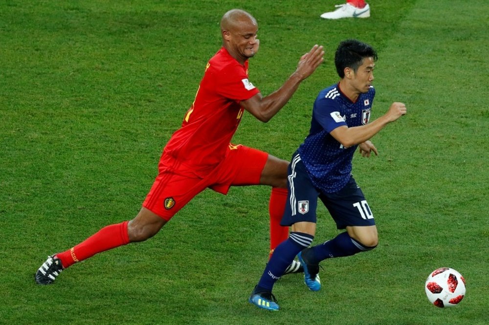 La Selección Belga eliminó a los nipones. AFP